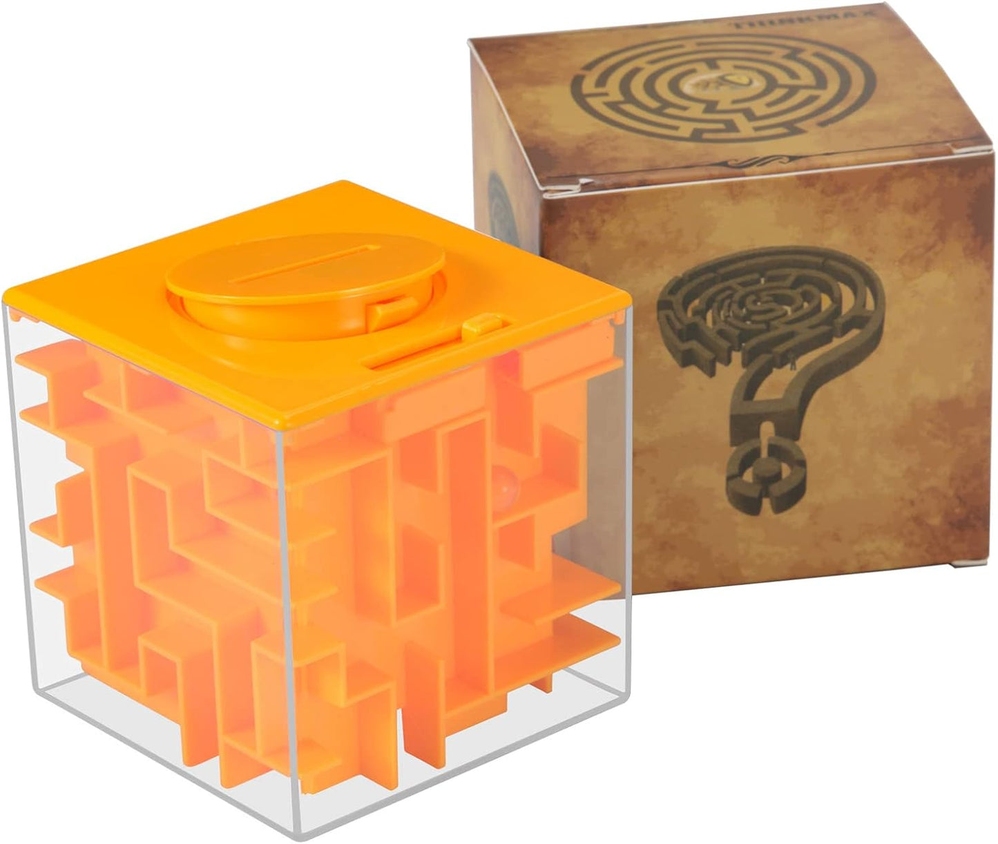 Money Maze Puzzle Box for Kids and Adults, Perfect Money Holder Maze Puzzle Gift Box (Blue)