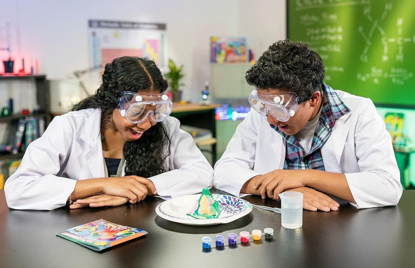 Color Chemistry Set (50 Experiments), Science Kit for Kids, STEM Toy for Kids, Gift for Boys & Girls, Ages 7, 8, 9