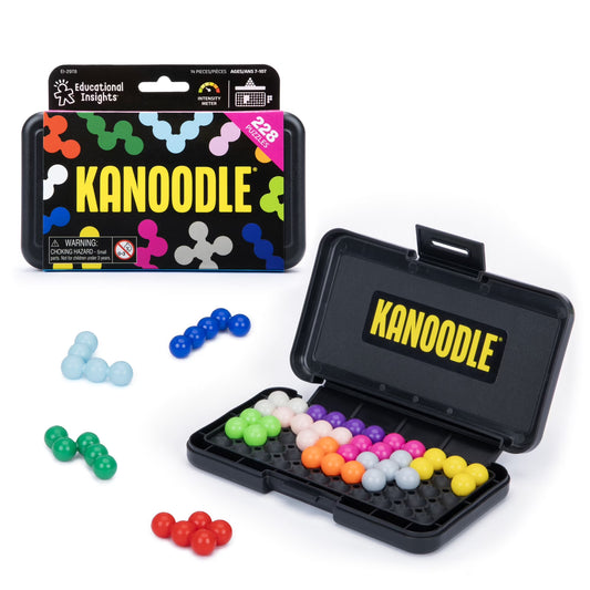 Kanoodle 3D Brain Teaser Puzzle Game, Set of 12, 227 Challenges, Ages 7+