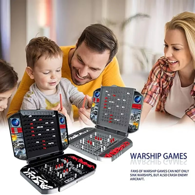 Traditional Battleship Game Strategy Interesting Tabletop Battleship Board Game for Parents and Children Party Entertainment