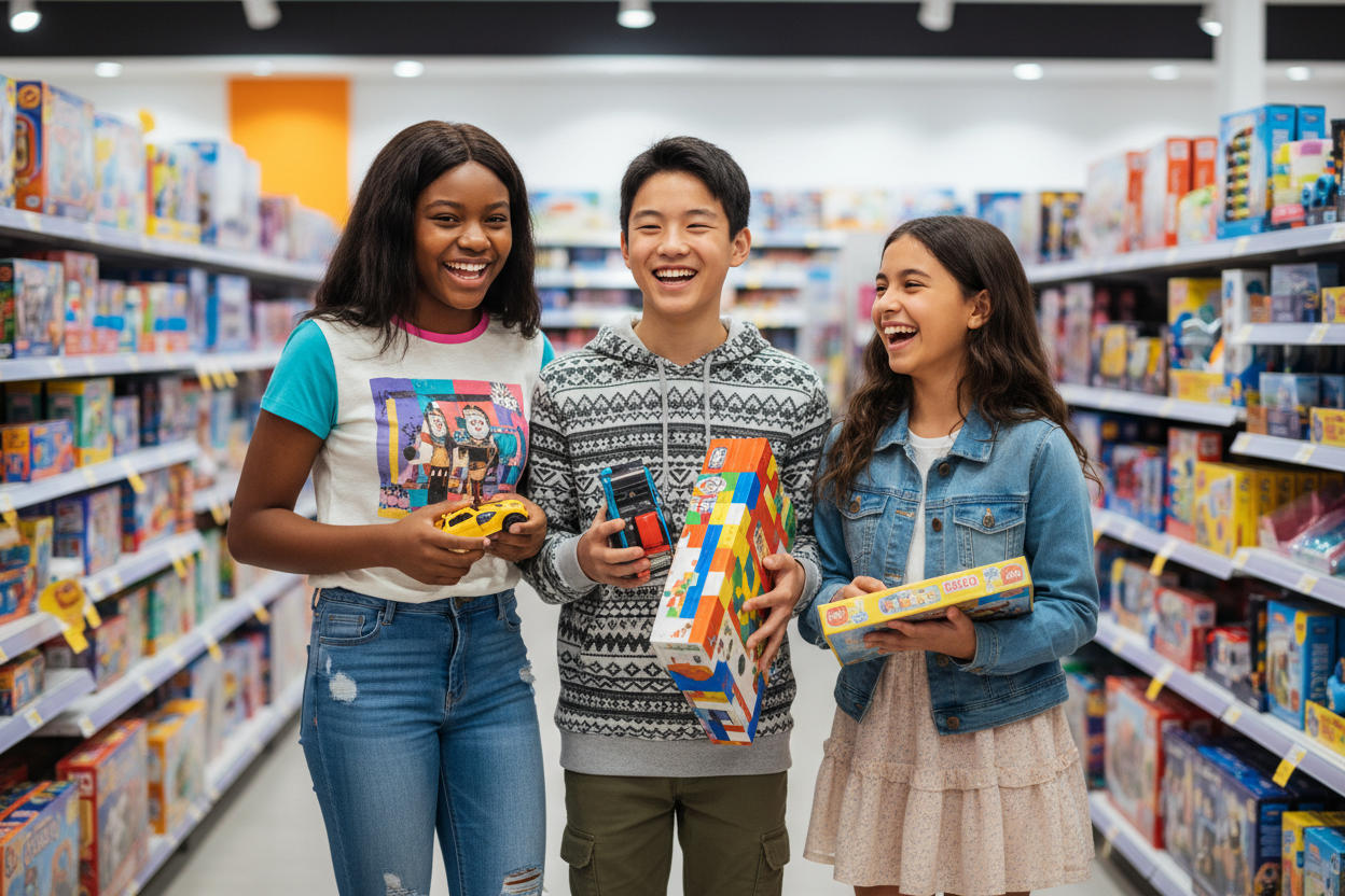 3 Kids older than 12, ages between 13 & 15