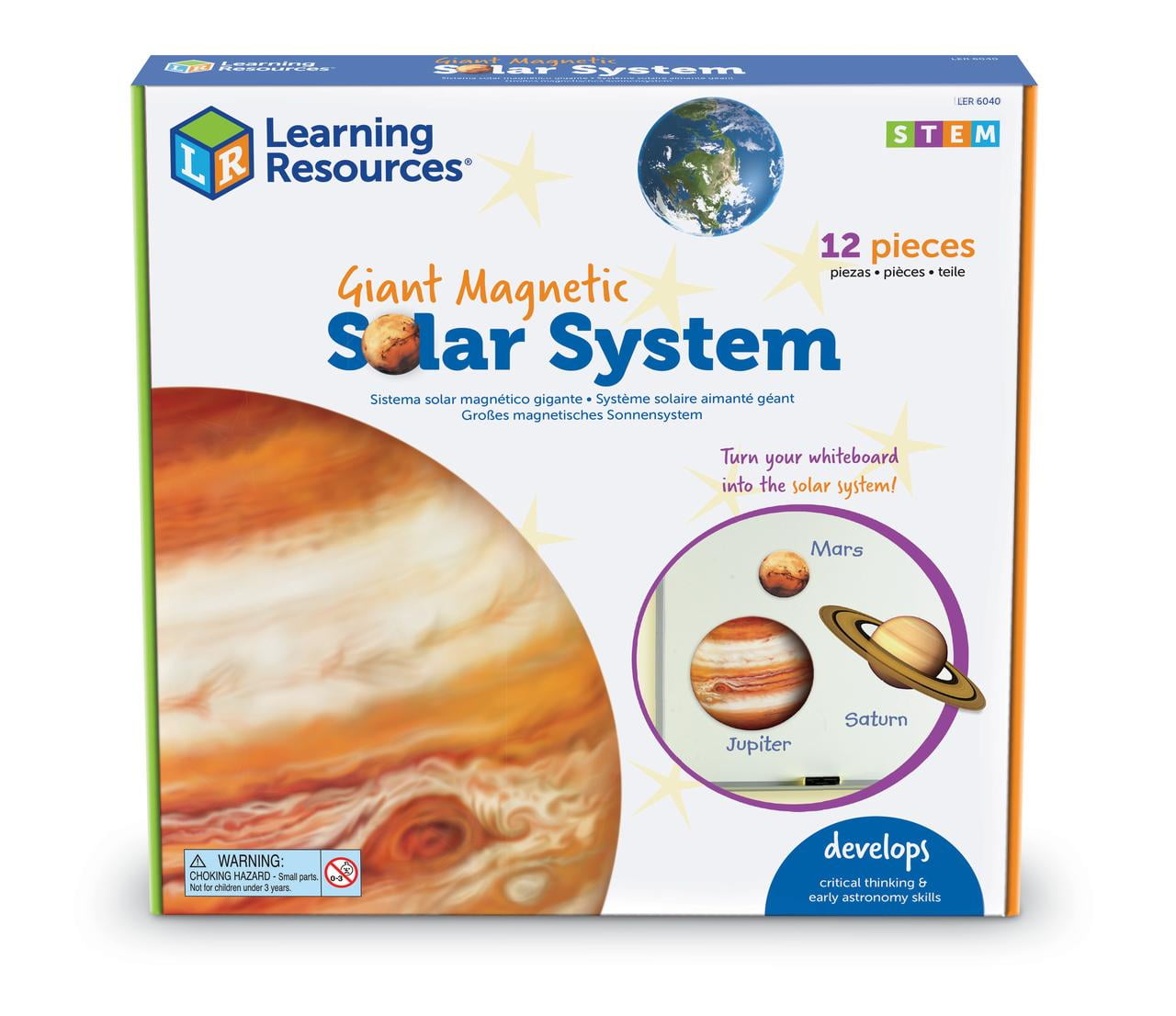 Giant Magnetic Solar System Space Toys