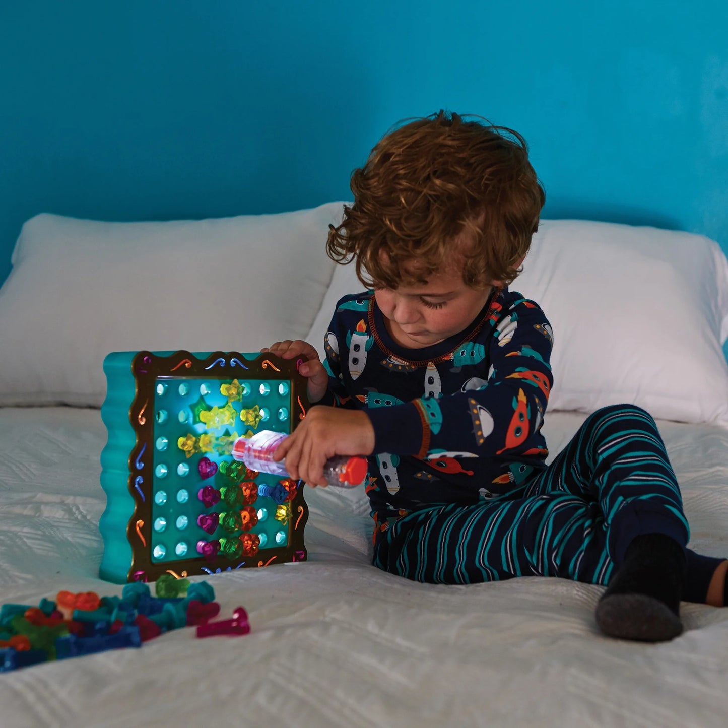 Design & Drill Sparkleworks Toy, with Electric Drill, Preschool STEM & Take Apart Building Toy, Boys and Girls Ages 3 4 5+