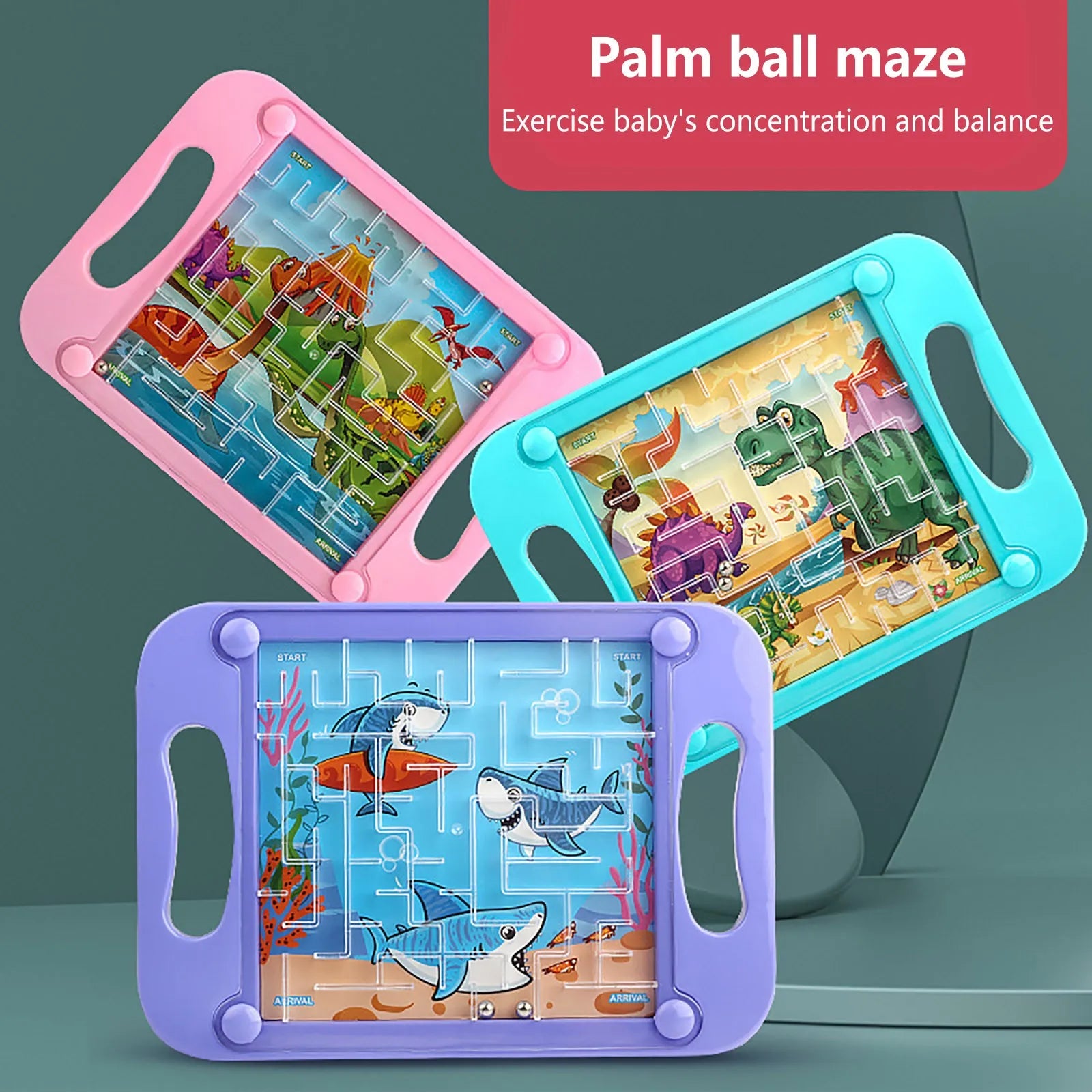 Gravity Balance 3D Maze Ball Memory Sequential Puzzle Toys for Kids Montessori Early Education Toy Adults Hard Challenges Game