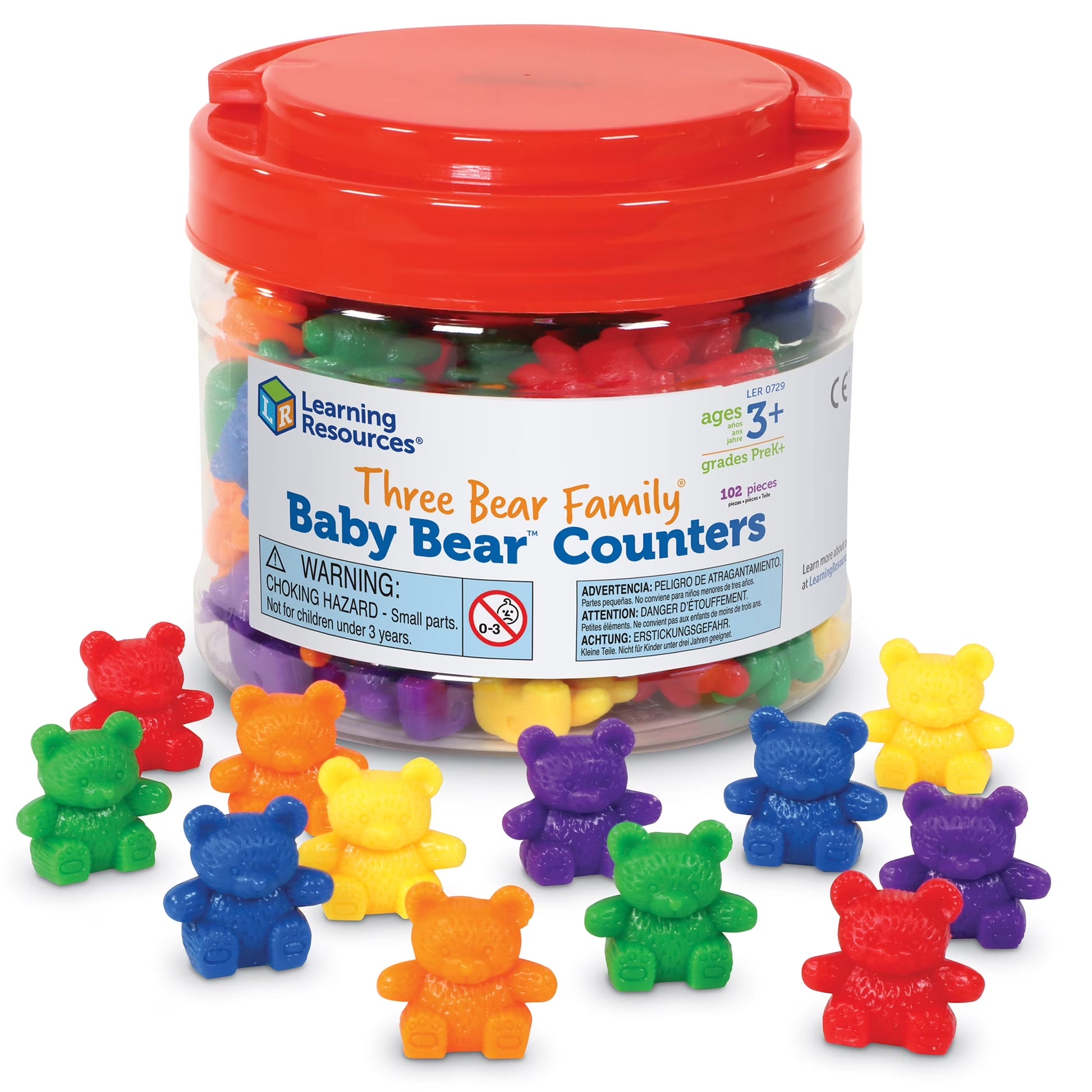 Baby Bear Counters Toddler Toys Montessori, Ages 3+