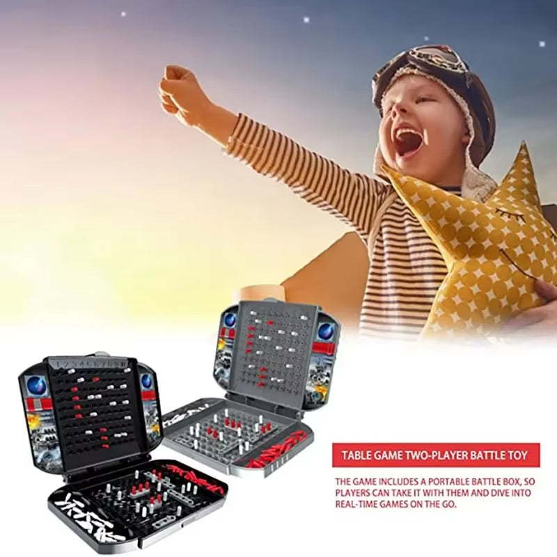 Traditional Battleship Game Strategy Interesting Tabletop Battleship Board Game for Parents and Children Party Entertainment