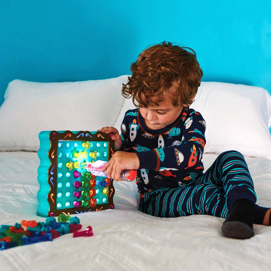 Design & Drill SparkleWorks — Light-Up STEM Building Toy with Electric Drill (Ages 3–5+)