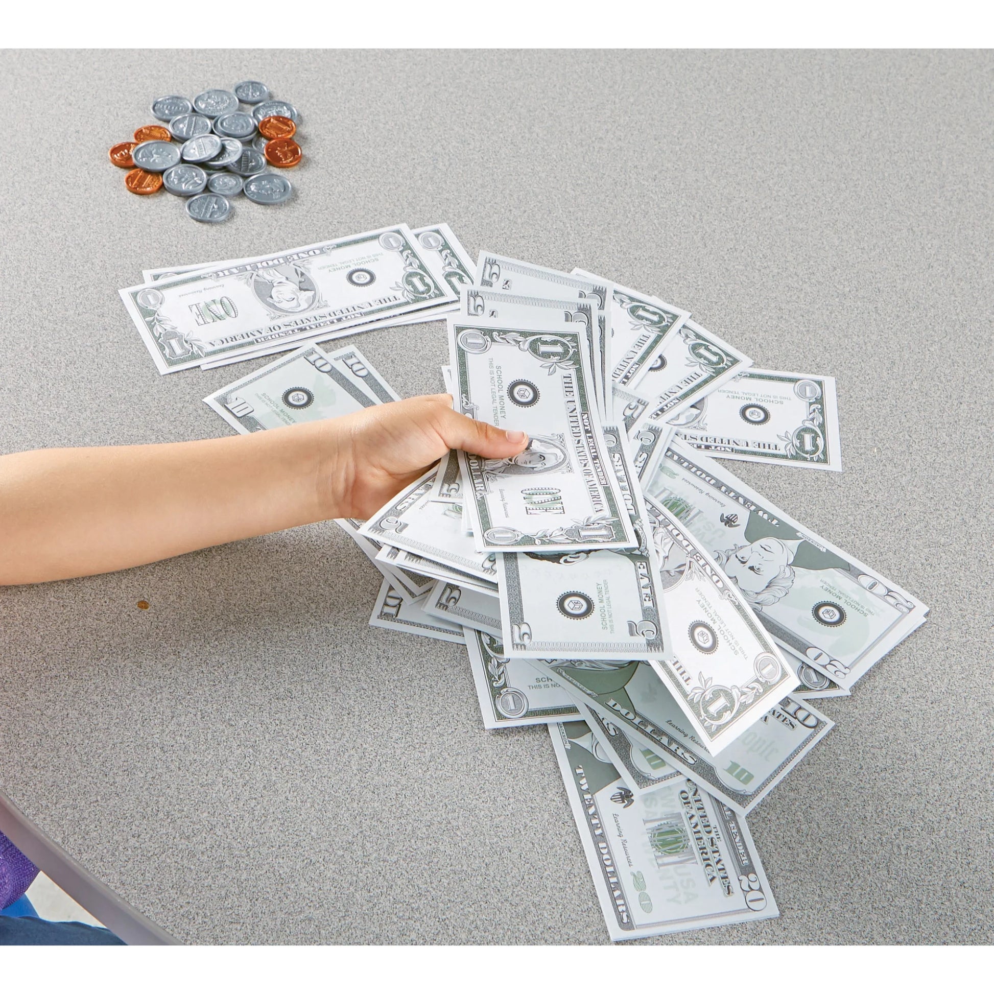 Pretend Money for Kids Banking Play Toys, Ages 3+