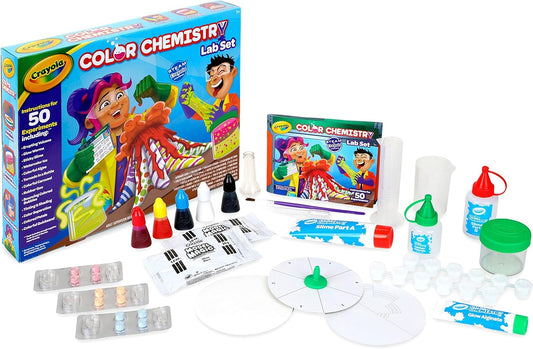 Color Chemistry Set (50 Experiments), Science Kit for Kids, STEM Toy for Kids, Gift for Boys & Girls, Ages 7, 8, 9